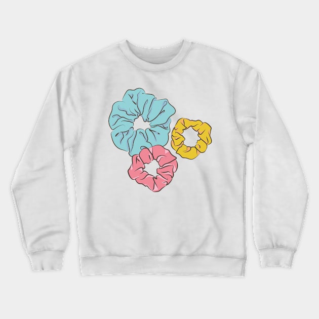 cute hair scrunchie Crewneck Sweatshirt by princessmi-com